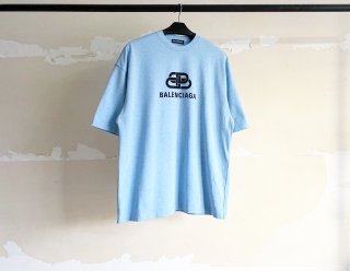 バレンシアガ　BB　Ｔシャツ　ブルー　最高ランク