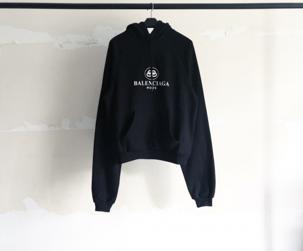 バレンシアガ　balenciaga BBロゴ　パーカー　ブラック　最高ランク