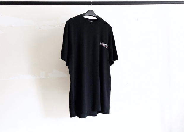 バレンシアガ　balenciagaロゴ　Ｔシャツ　ブラック　最高ランク