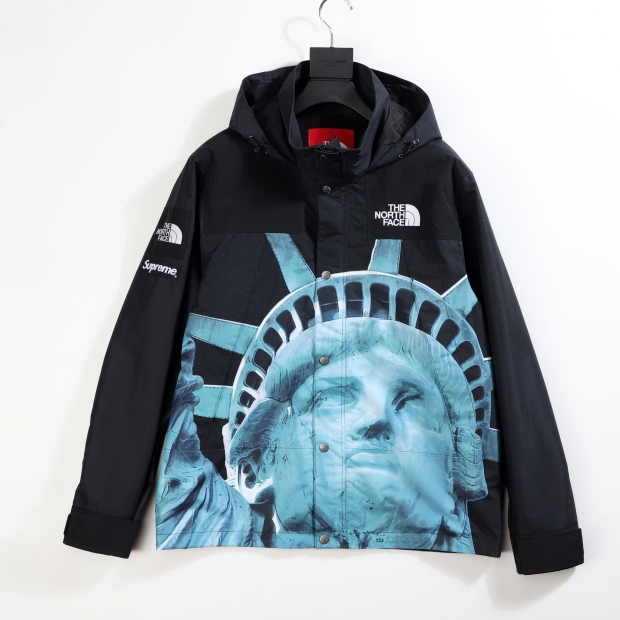 シュプリーム　supreme　19FW Statue Of Liberty　マウンテンパーカー　黒　最高ランク