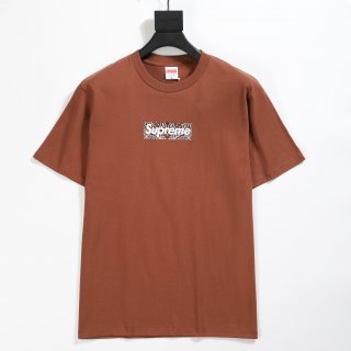 シュプリーム　supreme　バンダナボックスロゴ　Ｔシャツ　ブラウン　最高ランク