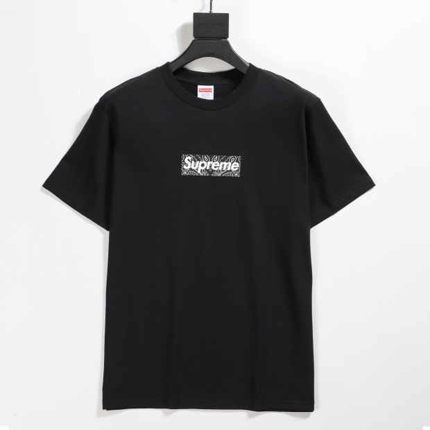 シュプリーム　supreme　バンダナボックスロゴ　Ｔシャツ　ブラック　最高ランク