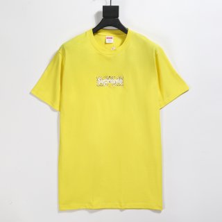 シュプリーム　supreme　バンダナボックスロゴ　Ｔシャツ　イエロー　最高ランク