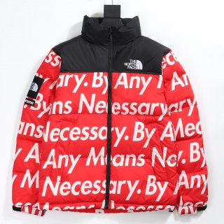 シュプリーム　supreme　nuptse　15aw ダウンジャケット　赤　最高ランク