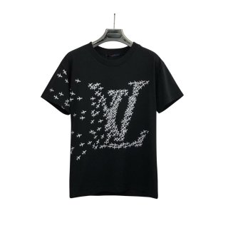 ルイヴィトン　Ｔシャツ　飛行機 黒　最高ランク