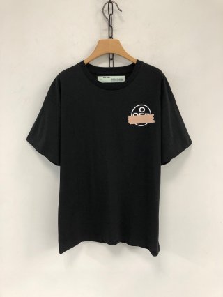 オフホワイト　20ss tape arrows Ｔシャツ　黒　最高ランク