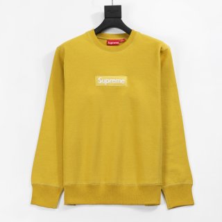 シュプリーム　supreme　18FW　ボックスロゴトレーナー　イエロー　最高ランク