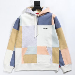 シュプリーム　supreme 19ss Patchwork Hooded パーカー　最高ランク