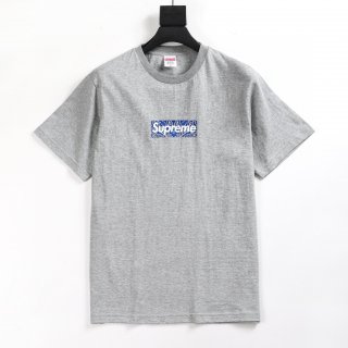 シュプリーム　supreme　バンダナボックスロゴ　Ｔシャツ　グレー　最高ランク